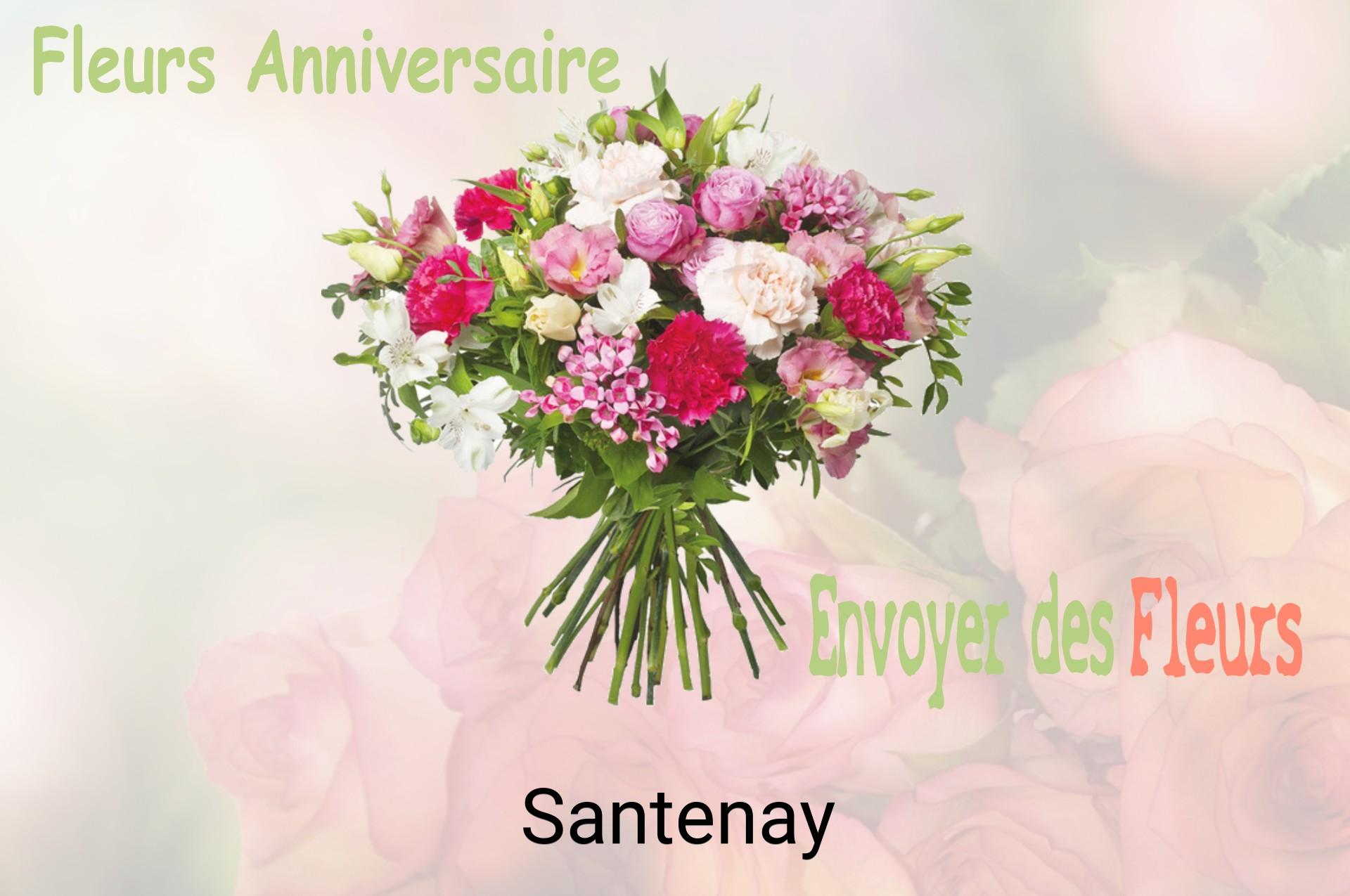 Bouquet de fleurs d’anniversaire livré à Santenay