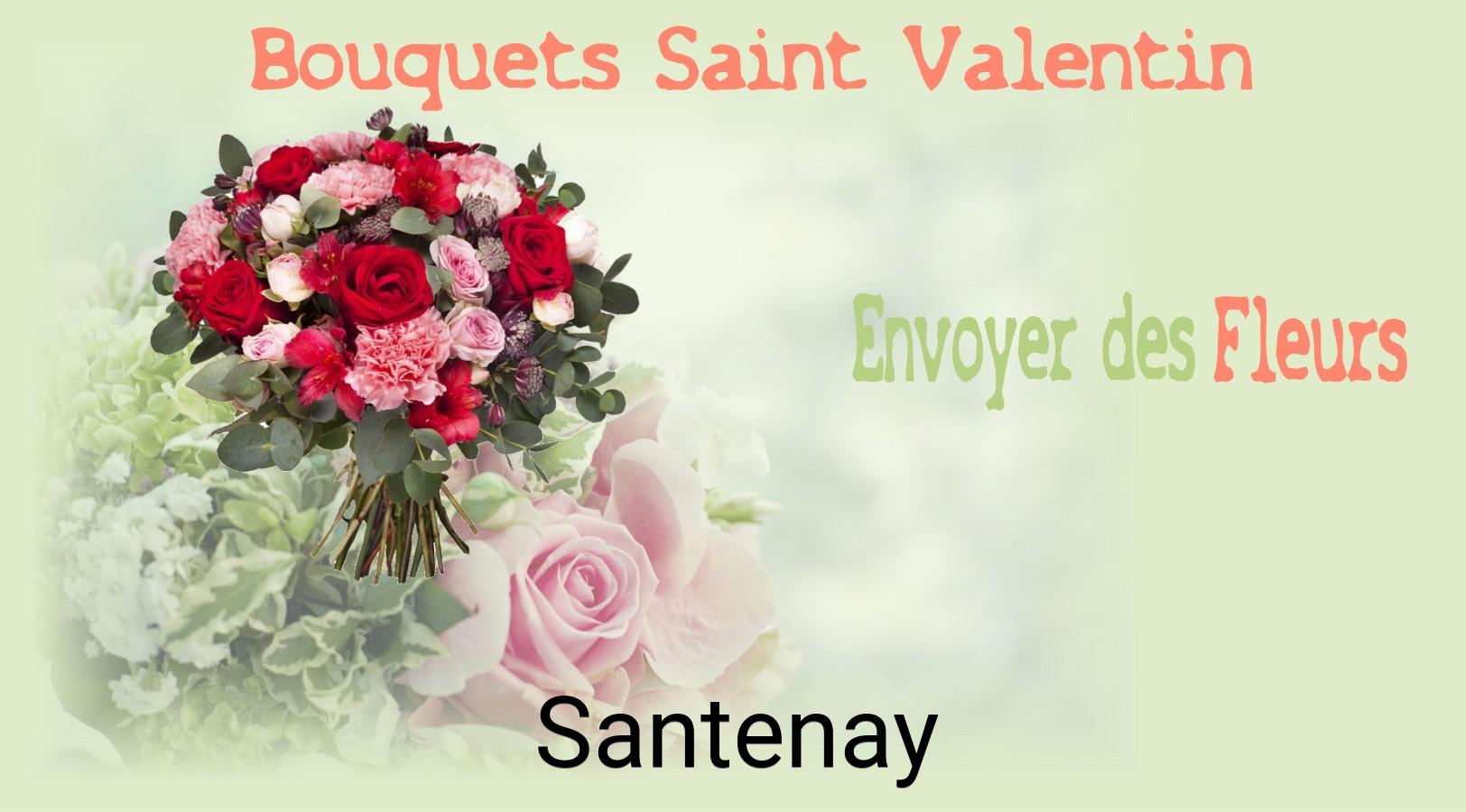 Roses de Saint-Valentin livrées à Santenay